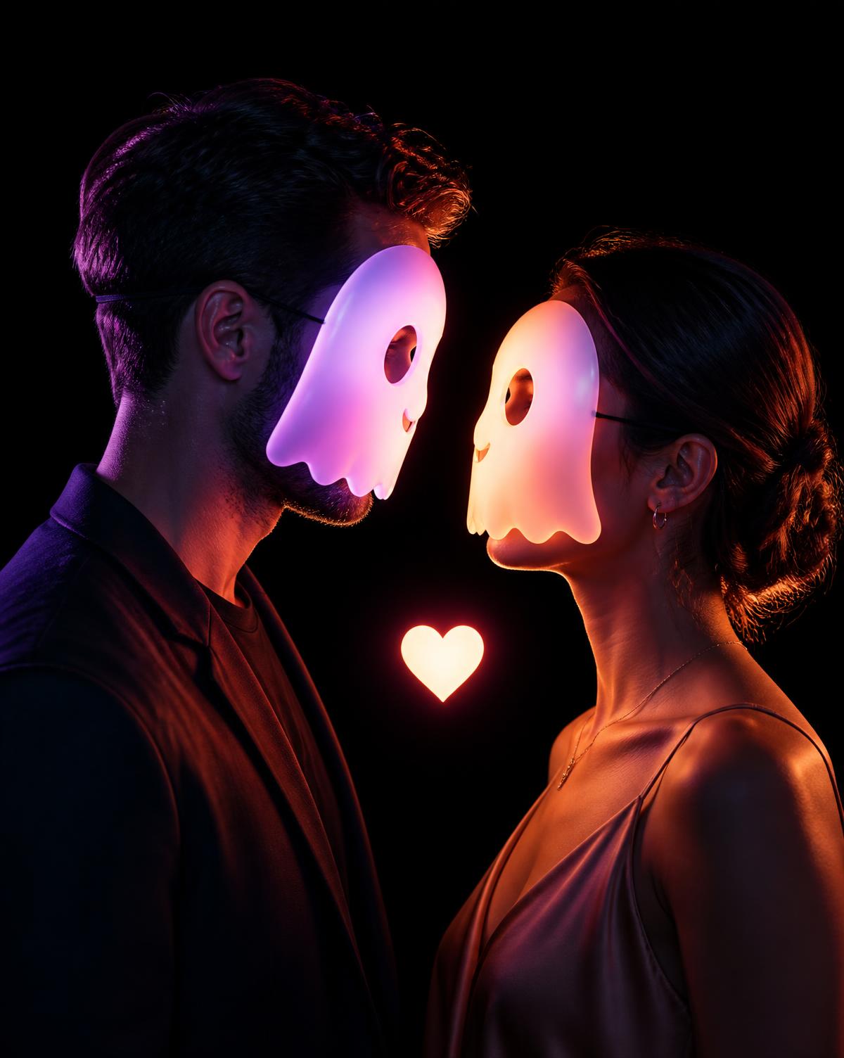 Due persone reali si incontrano prima del reveal reciproco
